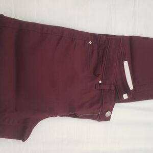 LC Lauren Conrad Deep Red Skinny Jeans